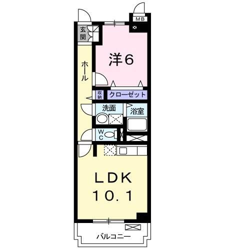カルム　アビタシオンの間取り