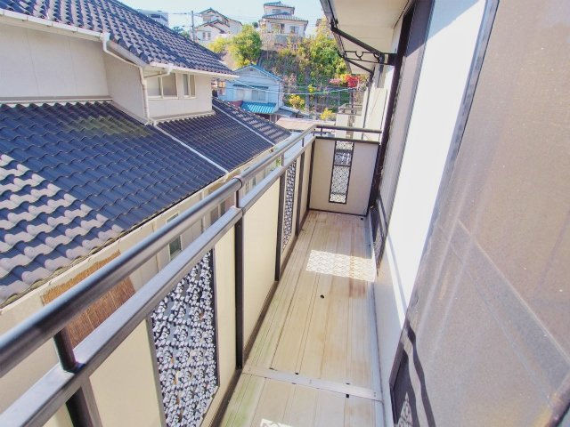 セジュールHIRAOKAのバルコニー