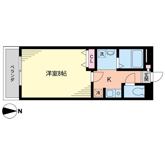 川崎市麻生区千代ケ丘１丁目の賃貸マンションの間取り