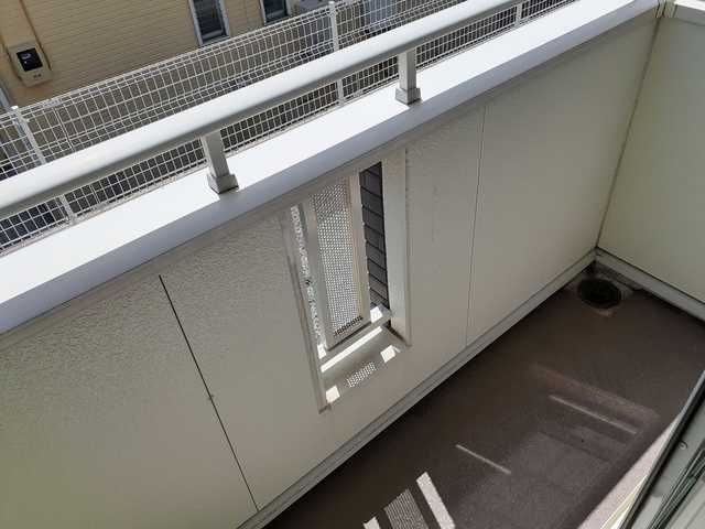 タウンコート中川のバルコニー