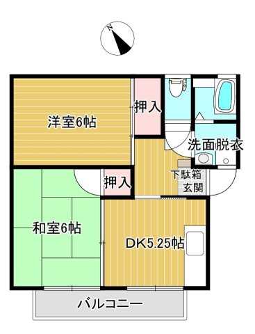 ドリームハイツCの間取り