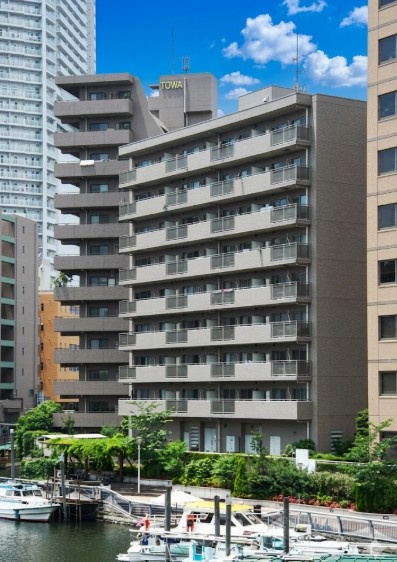 港区芝浦３丁目の賃貸マンションの外観