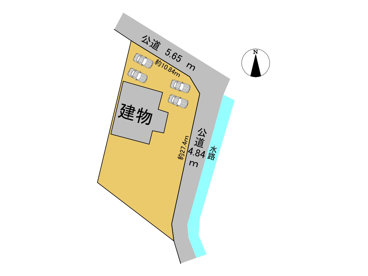中古戸建　揖斐郡池田町上田　平成21年築の区画図