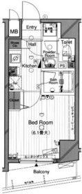 ガラ・シティ東日本橋の間取り|間取りです。