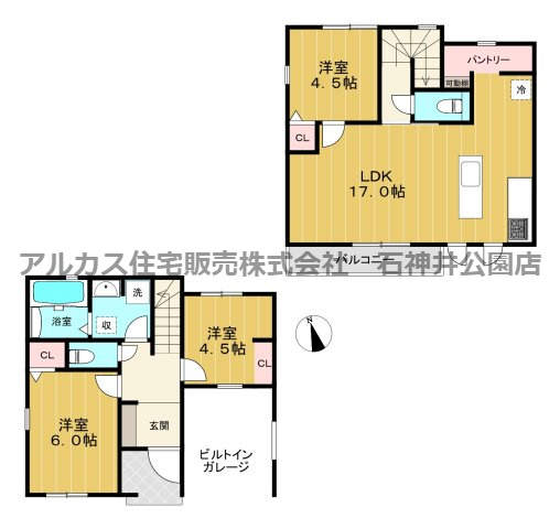 練馬区上石神井３丁目　新築一戸建　西武新宿線　上石神井