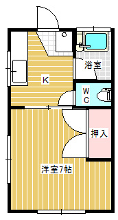 フレンドハイツの間取り