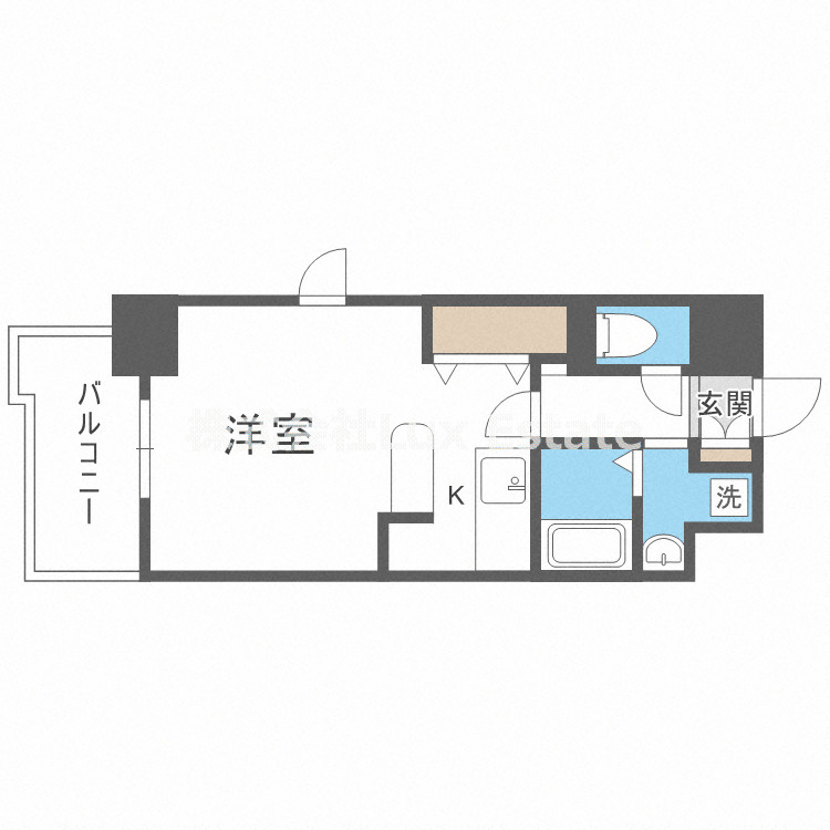 ブランクレール谷町の間取り