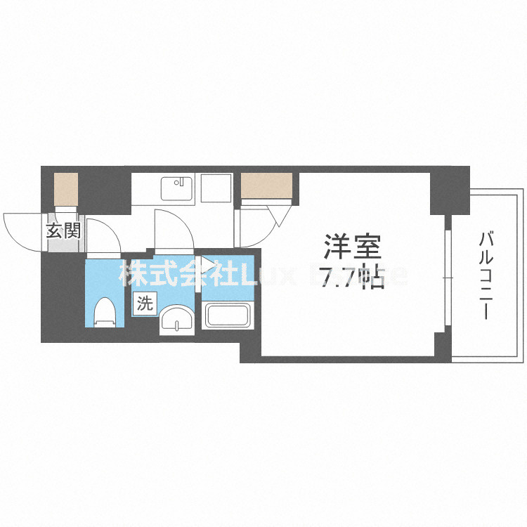 エグゼ堺筋本町の間取り