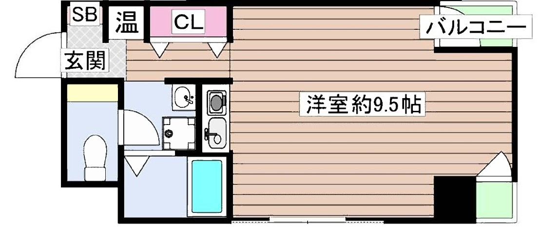 コーシン北浜の間取り