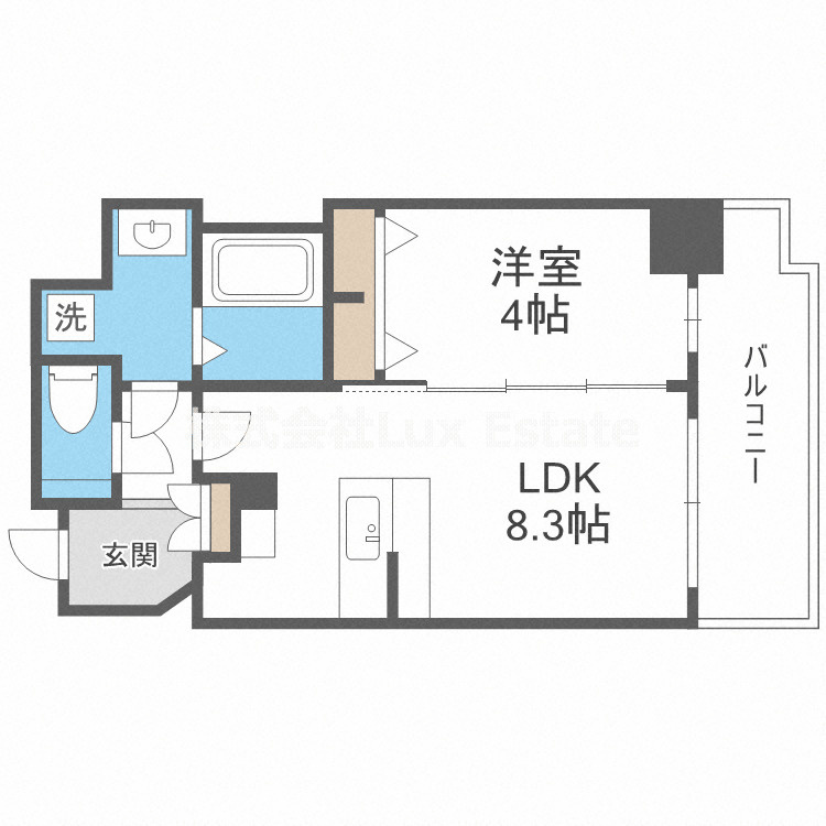 La Douceur谷町の間取り