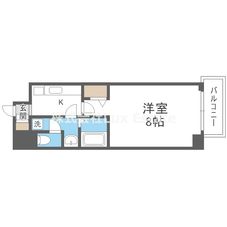 アクティ北浜の間取り