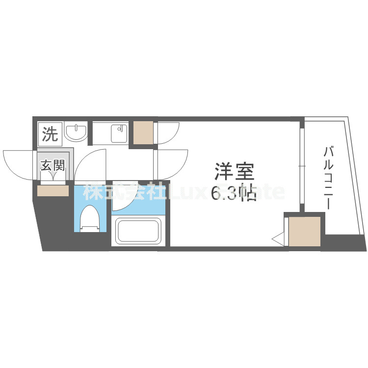 エイペックス大手通の間取り