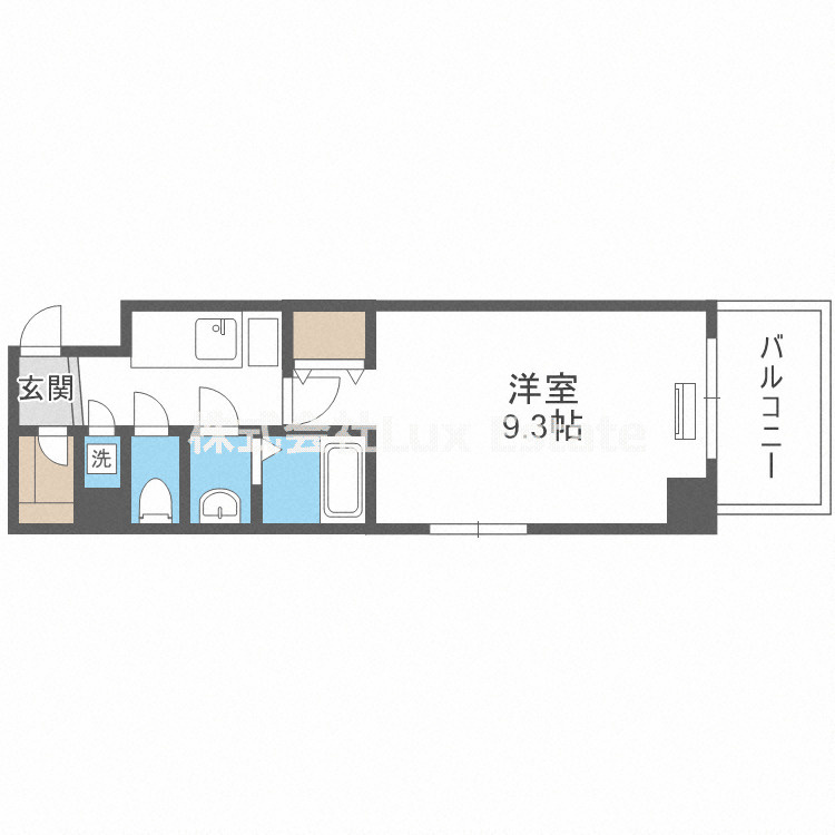 アーバンフラッツ心斎橋の間取り
