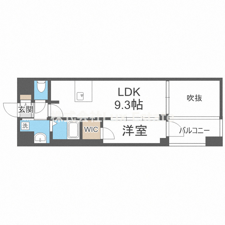 プレサンス堺筋本町ディスティニーの間取り