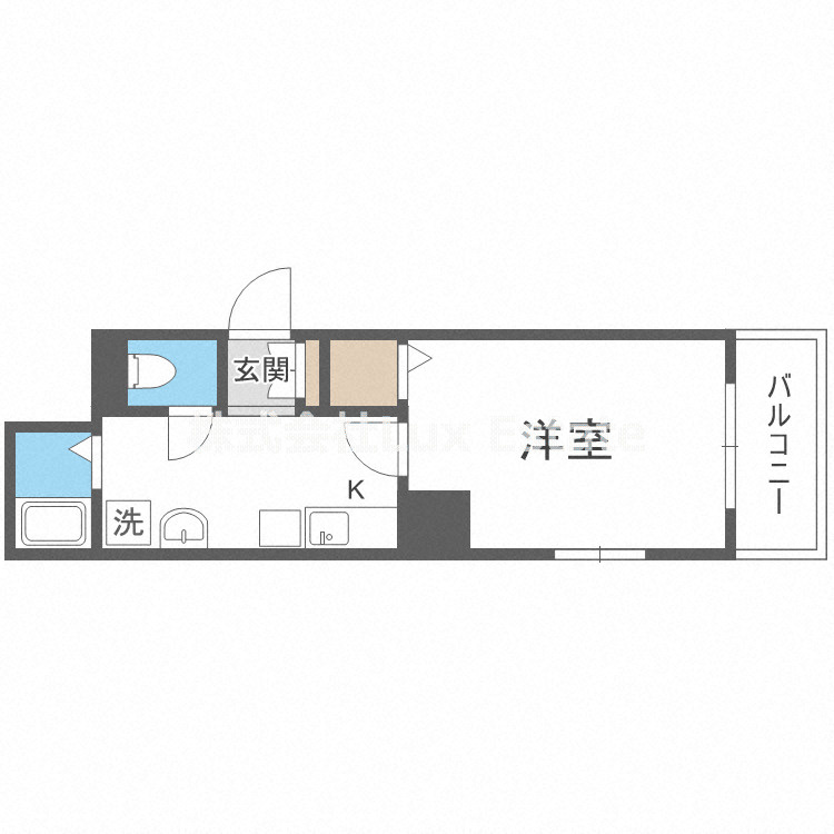 レジェンドール堺筋本町の間取り