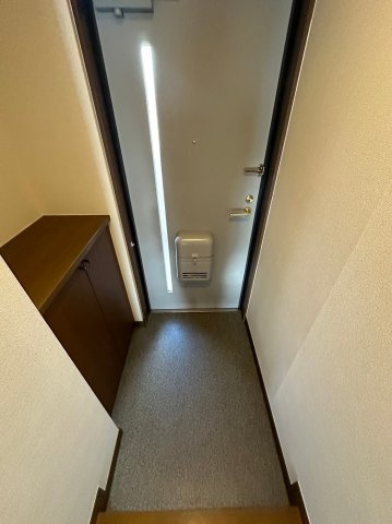 梅坪丸太マンションの玄関