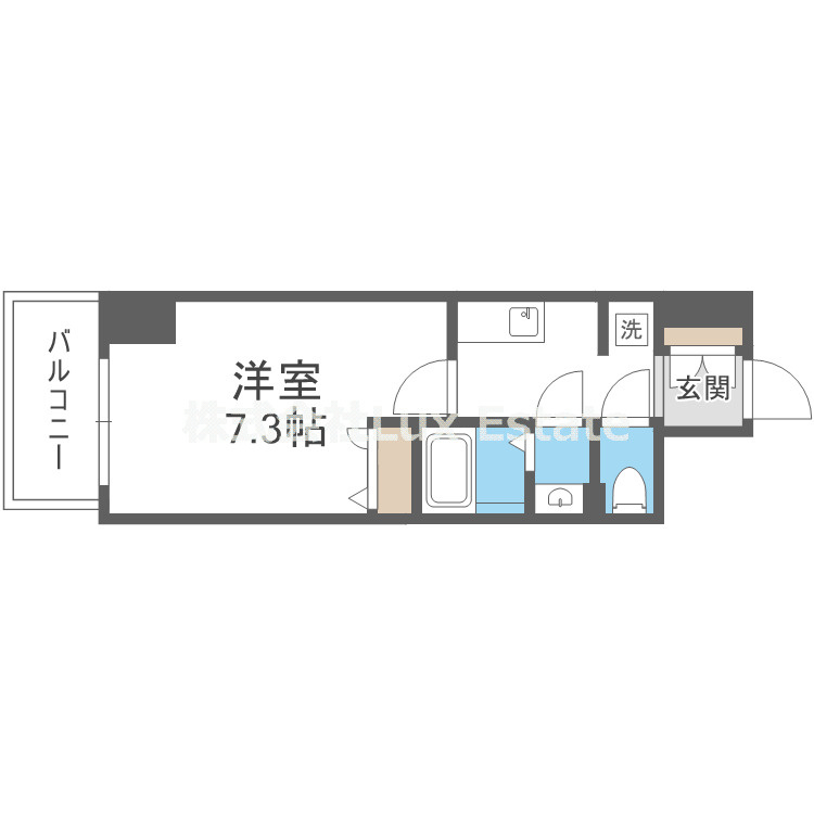 アプリーレ松屋町の間取り