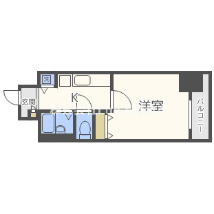 グラマシー心斎橋東の間取り