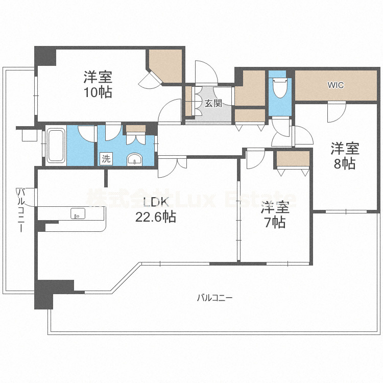 フェニックス日本橋高津の間取り