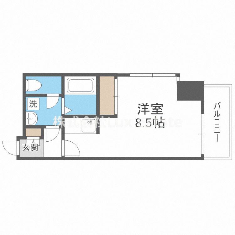 ADWResidence松屋町の間取り