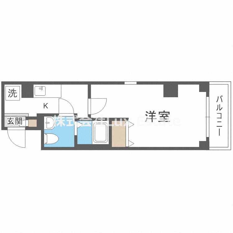 ルミエール瓦屋町の間取り