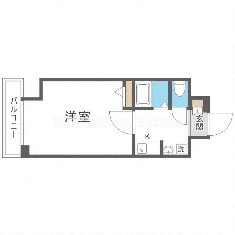 エスリード福島駅前の間取り