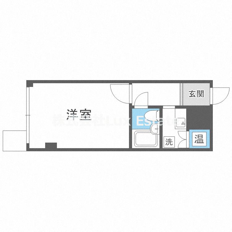 チサンマンション心斎橋の間取り