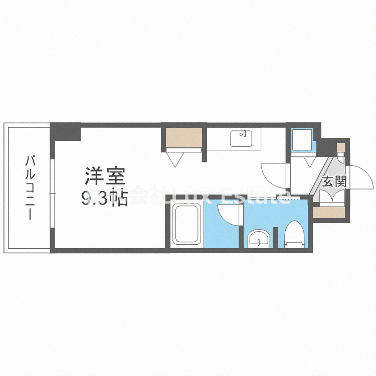 クオーレUTUBOKOUENの間取り