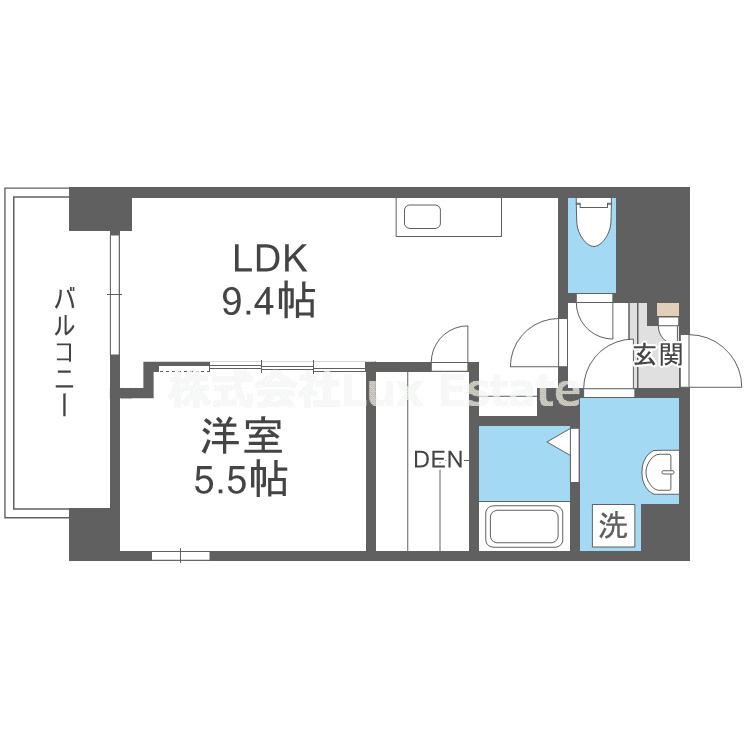 パークス堺筋本町の間取り
