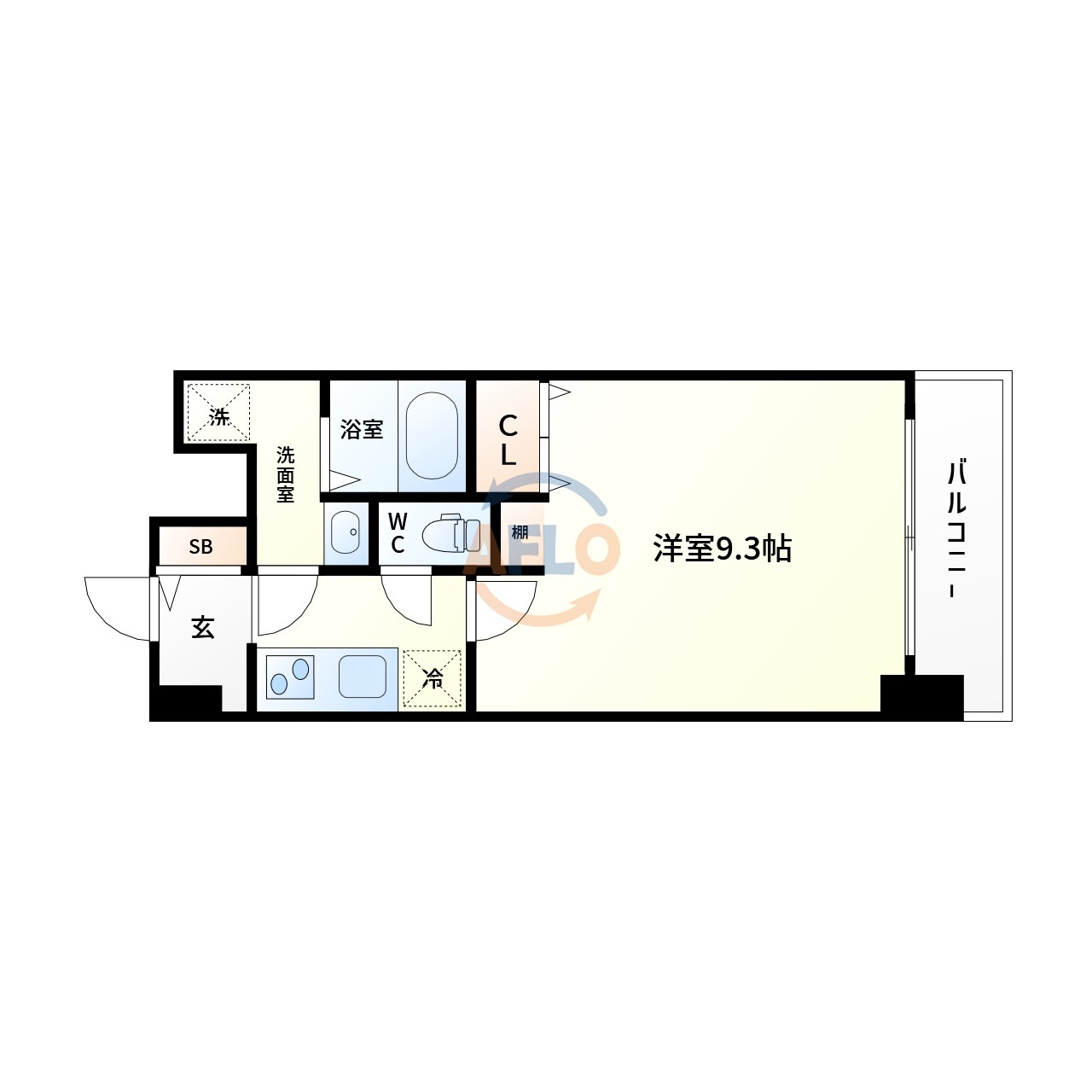 ベイサイドパークOSAKAノースレジデンシス　波除小学校区の間取り|ベイサイドパークOSAKAノースレジデンス　間取り