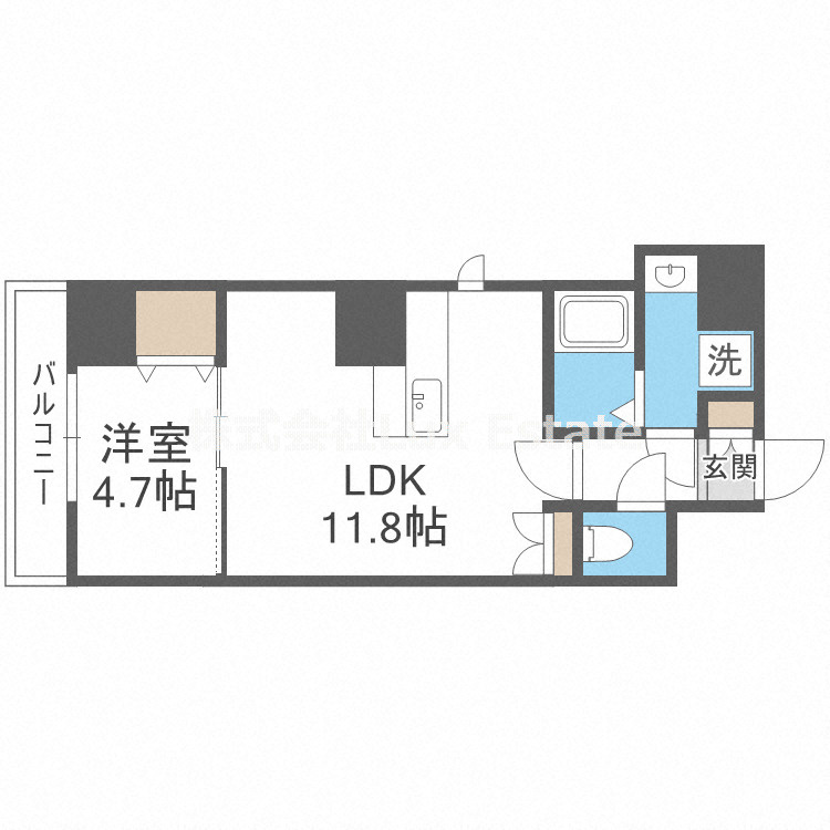 L-IDEA OTEMAEの間取り