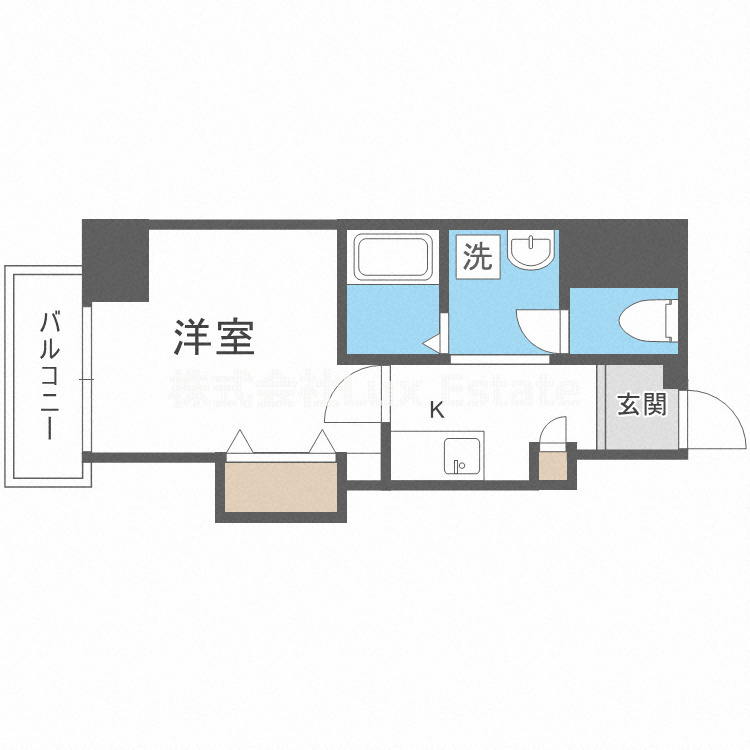 プロスパー瓦屋町の間取り