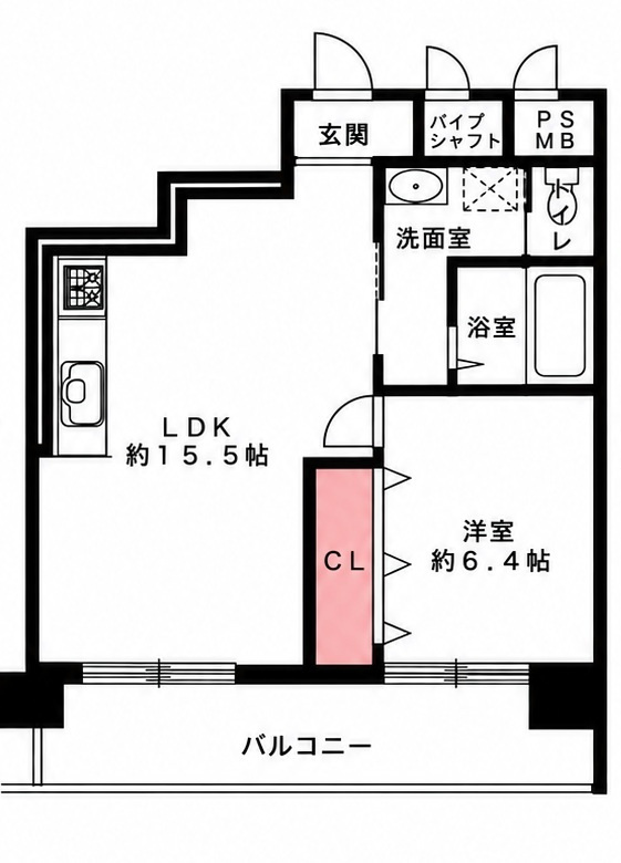 プライムハイツ阿波座の間取り
