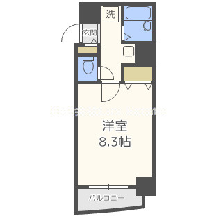 クレセント谷町の間取り