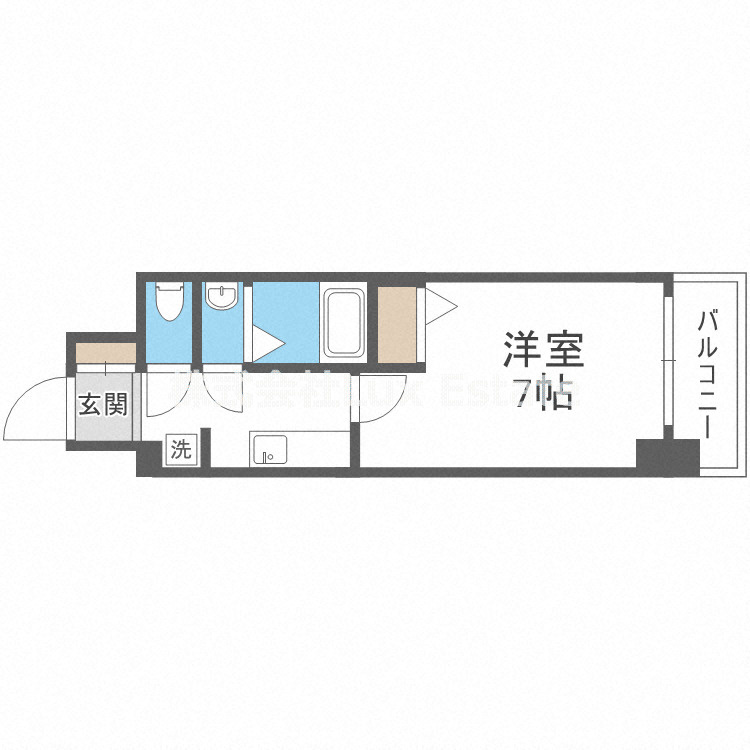 アプリーレ西本町の間取り