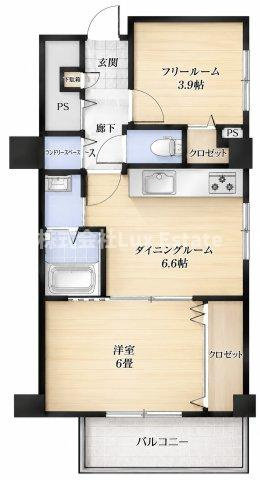 ユニハイム松屋町の間取り