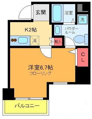 プレール・ドゥーク錦糸町Ⅱの間取り|間取りです。
