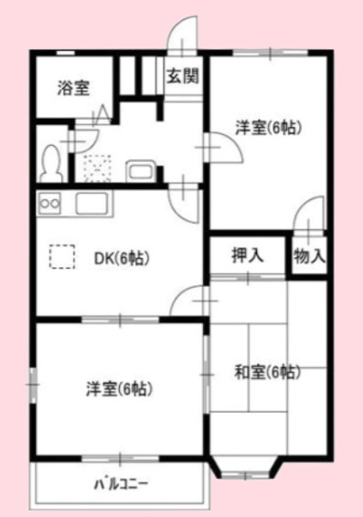 エクセル北原台Ⅰの間取り