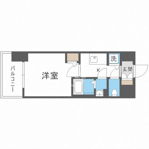 エスリードレジデンス大阪福島の間取り|エスリードレジデンス大阪福島　開放感ある間取り