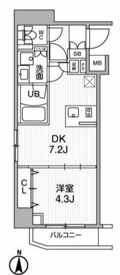 ＳＹＦＯＲＭＥ西小山の間取り