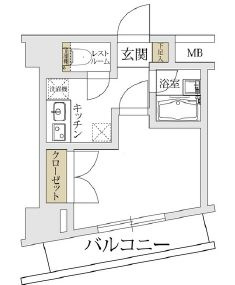 ソアブール日本橋の間取り