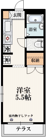 鈴蘭の間取り