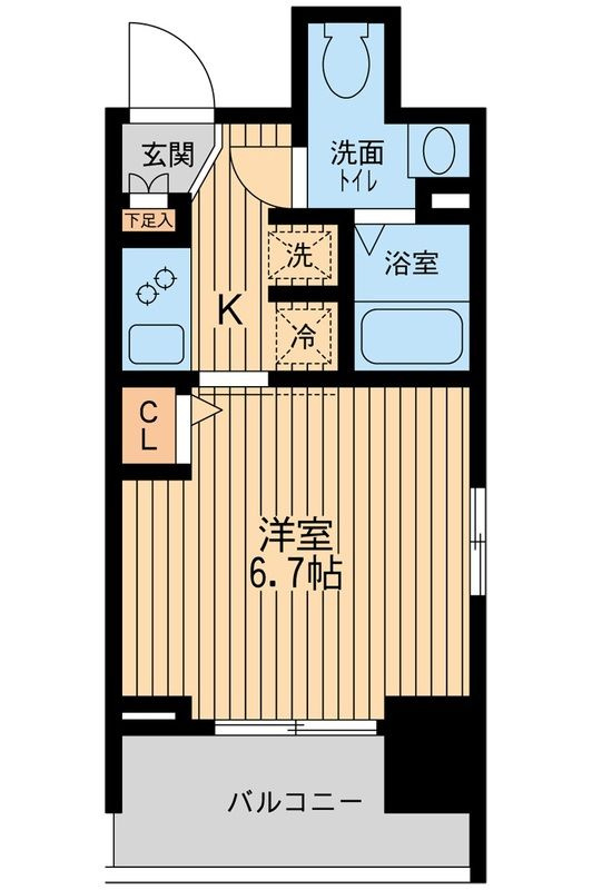 ＫＤＸレジデンス板橋本町の間取り