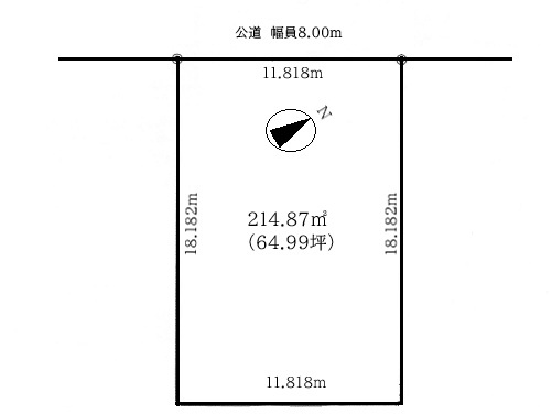 東苗穂14条3丁目の土地図