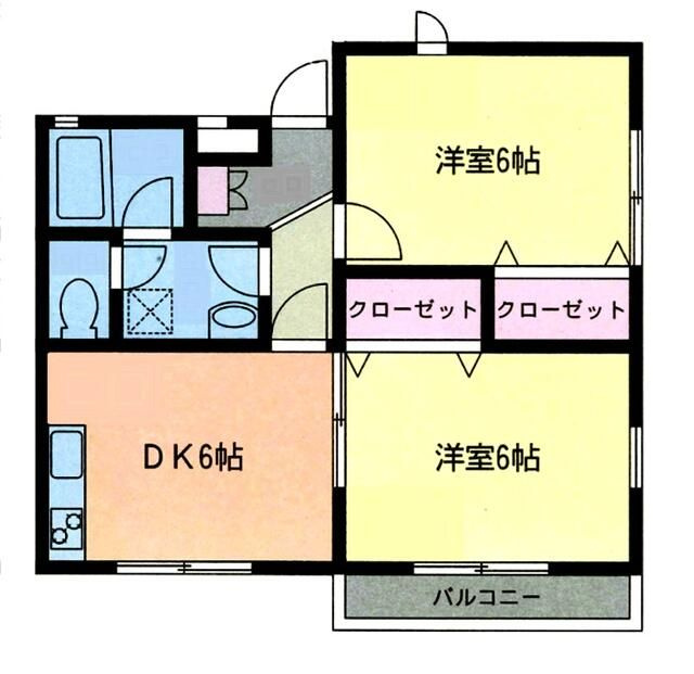 ドミール田園調布の間取り|間取りです。