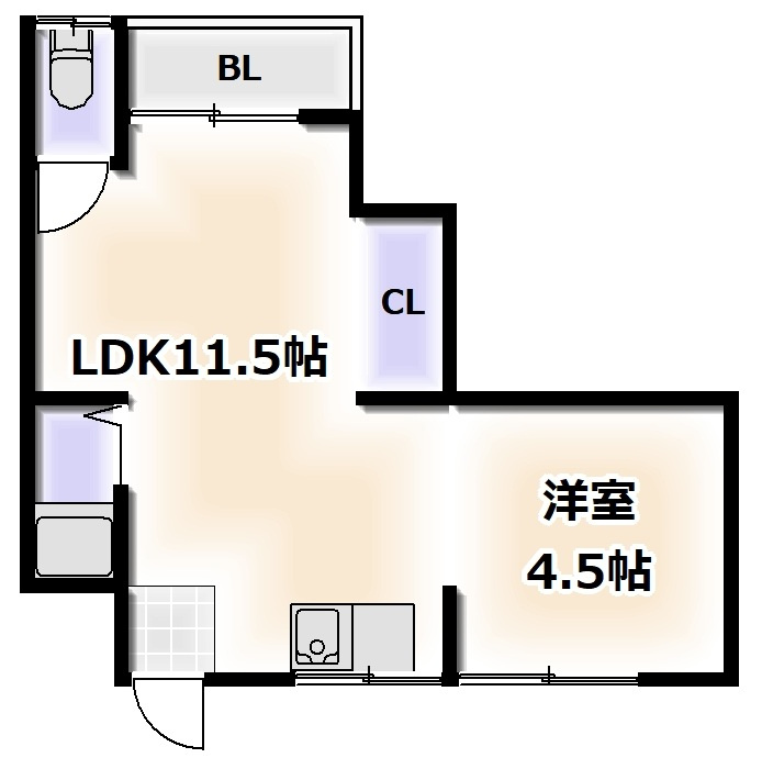 大和川ハピレスの間取り