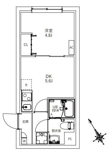 フラシア東武練馬の間取り