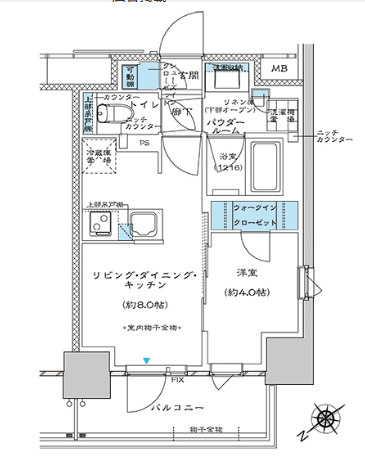 ウィルテラス板橋の間取り