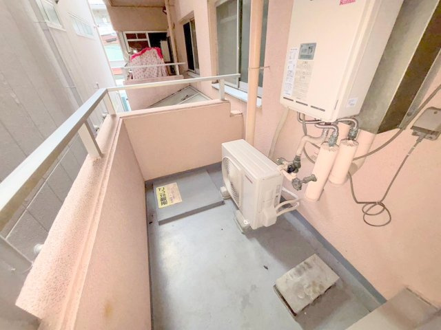 クルーム新大阪　2番館のバルコニー
