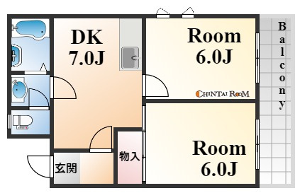 エスパレス六甲の間取り